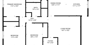 3-bedroom, 1.5 bathroom unfurnished home in Saint Joseph Gallery 1