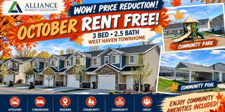 WOW! PRICE REDUCTION & OCTOBER RENT FREE! 3 Bed 2.5 Bath Townhome in West Haven WOW! PRICE REDUCTION & OCTOBER RENT FREE! 3 Bed 2.5 Bath Townhome in West Haven Gallery 1