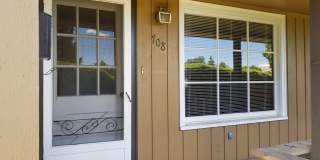 Occupied, do not disturb tenants. 2br duplex with carport and stackable washer/dryer included! Gallery 1