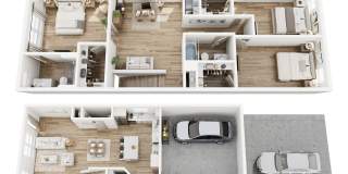 New Classically designed Duet style homes for Rent in Charlotte Gallery 4