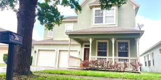 MOVE IN JUNE! NEWER CARPET & INTERIOR PAINT! Elegant 2 story home with water view! 4bd/2.5ba with massive bonus room area on 2nd floor!! All stainless steel appliances!! Gallery 1