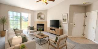 Top-Floor Condo with Vaulted Ceilings, Mountain Views & Garage in Cherry Creek Schools Gallery 1