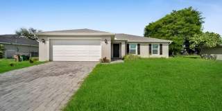 Single family for rent located in NE of Cape Coral FL!. 4BR/2B.Rapid approval. CITY WATER! Gallery 1