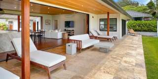 Modern Beachfront Estate w/Private Pool/Spa, Ocean View  AC: Kailua Beach Villa Gallery 1