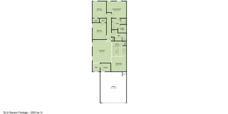 Luxury 3 Bedroom 2 Bathroom Duplex in Piedmont Schools Gallery 5