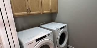 4 Bedroom / 4 bath New Townhome. Every bedroom is its own Master Suite with your own full bathroom, walk in closet and A/C unit. Full-size washer and dryer in your unit. Gallery 31