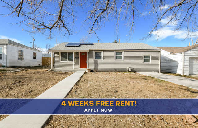 RECEIVE A FREE IPAD OR 55-INCH TV PLUS 4 WEEKS FREE IF MOVED IN BY 2/28!!! Charming 4-Bedroom Home for Rent in Aurora – 1131 Geneva St, Aurora, CO 80010 photos photos