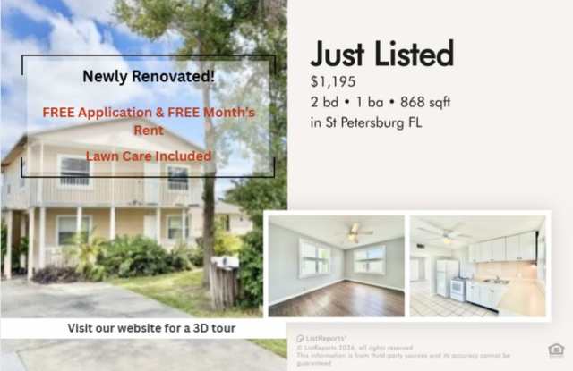 1138 30th Street South - A - 1138 30th Street South, St. Petersburg, FL 33712