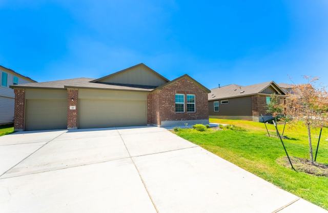 Modern Elegance in Kyle: 3BR Home with Office, Double Vanity, and Stylish Kitchen Island photos photos