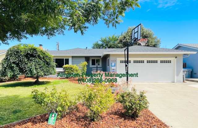 Remodeled Home in Great Location w/ Award Winning Schools  Central A/C!! Pets Negotiable! - 1112 Kelly Drive, San Jose, CA 95129