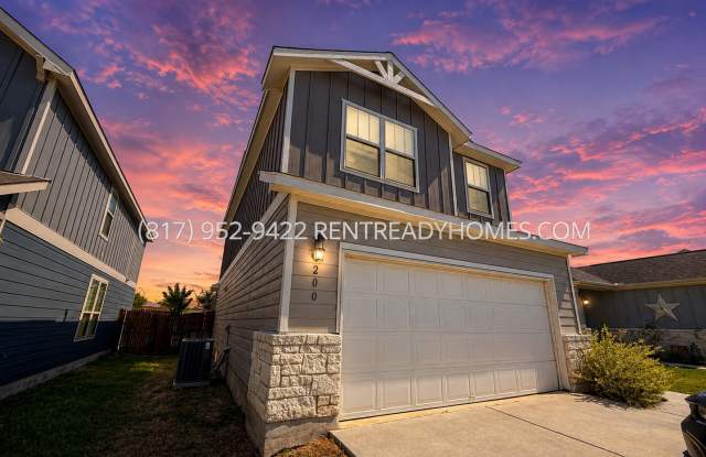 200 Black Alder St - 3 Bedroom Rental Home in Georgetown, TX with Large Garage, Fenced Backyard and Covered Patio photos photos