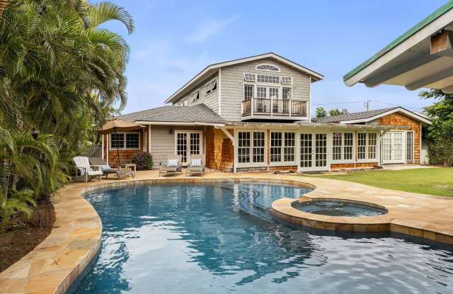 4bd / 3.5ba Charming Nautical Kahala Home with a Pool and A/C. - Kahala Seaside photos photos