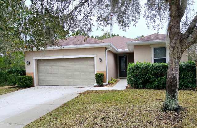 Beautiful 3 Bedroom 2 Bathroom Home, with Scenic Backyard View. Ormond Beach in Hunter's Ridge Community - 31 Pergola Place, Ormond Beach, FL 32174