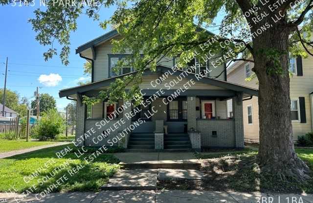 Now Show this 3BR, 1BA duplex located at 3143 N. Park Ave., Indianapolis - 3143 North Park Avenue, Indianapolis, IN 46205