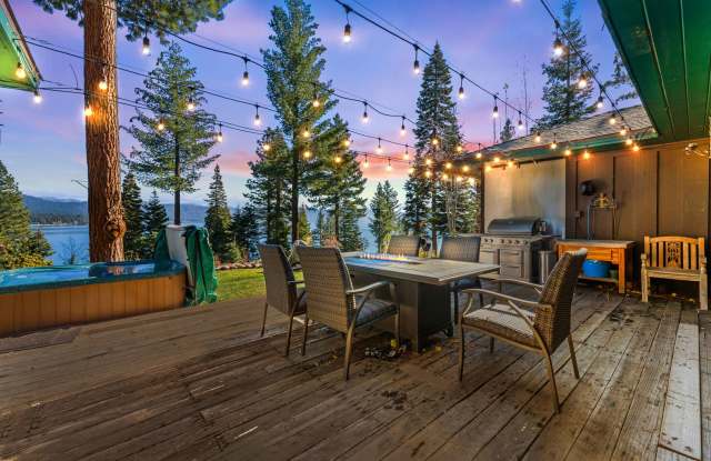SKI LEASE: "Lake Views from Hot Tub, Sauna, Close to Resorts "Stagger Inn" - 5754 Nile ROAD, Carnelian Bay, CA 96140
