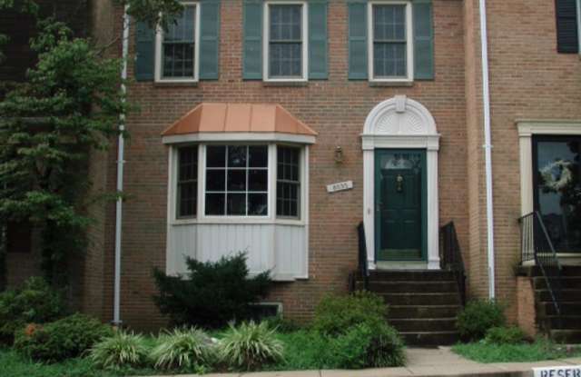 Classic 4 Bed 3.5 Bath Brick Townhome With Brick Patio In Merrifield View - 8535 Hilltop Road, Merrifield, VA 22180