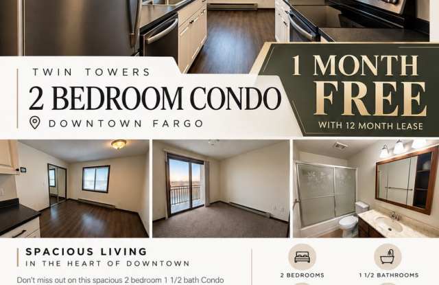 2 bedroom Condo in Twin Towers!! One Month Free with 12 Month Lease Gallery 3