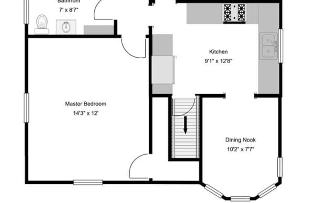 MOVE-IN READY! Well-designed 2BR/1BA Maxwell Park Craftsman Gallery 2