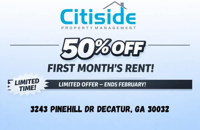 3-bedroom, 1.5-bath in Decatur! ***Get 50% Off Your First Month! Limited Time – Ends February!*** - 3243 Pinehill Drive, Belvedere Park, GA 30032