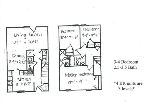 3 Bedroom 2.5  Bath Townhouse Gallery 3