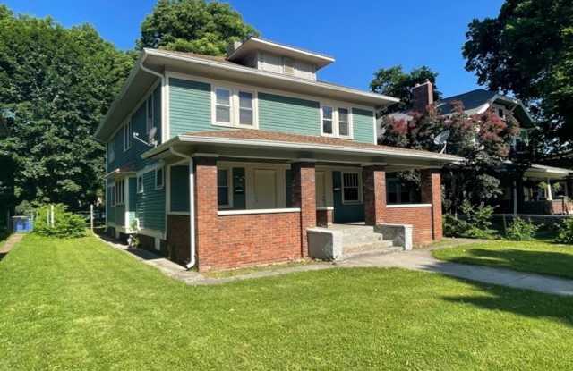 Charming 3BR/1BA Two-story Duplex - 4108 Carrollton Avenue, Indianapolis, IN 46205