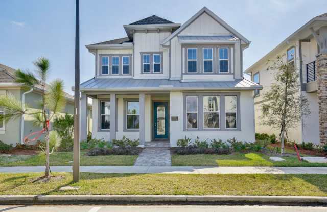 Gorgeous 4/3 Residence with a Private Back Lanai and a 2 Car Garage in the Delightful Laureate Park -Lake Nona! Available Now! - 10052 Peebles Street, Orlando, FL 34744