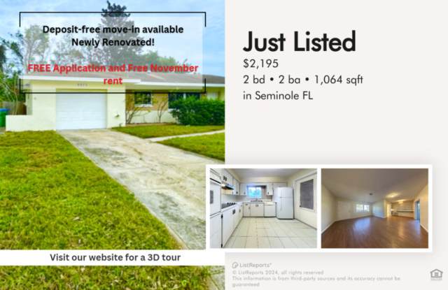 8973 108th Lane North - 8973 108th Lane North, Seminole, FL 33772