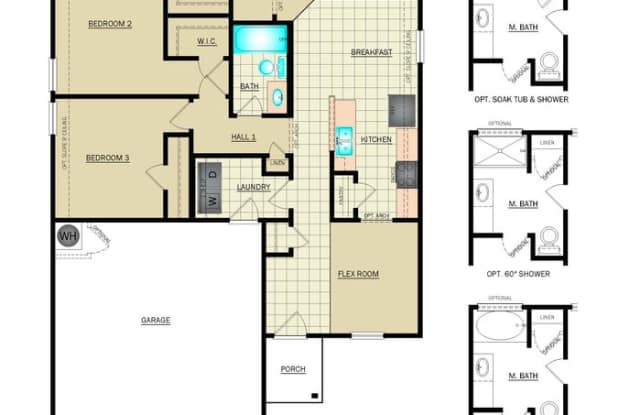 Treat Yourself! $99 First Month’s Rent, sign by 10/15  |  3Bed, 2-Bath Home in White Oak Crossing Gallery 3