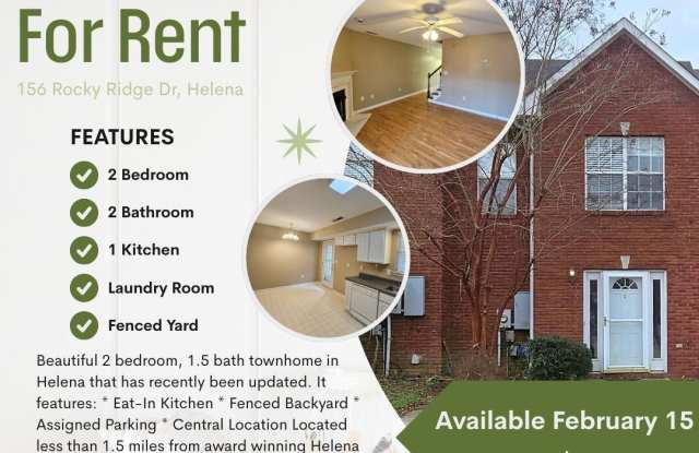 2 bed, 1.5 bath townhome in Helena photos photos