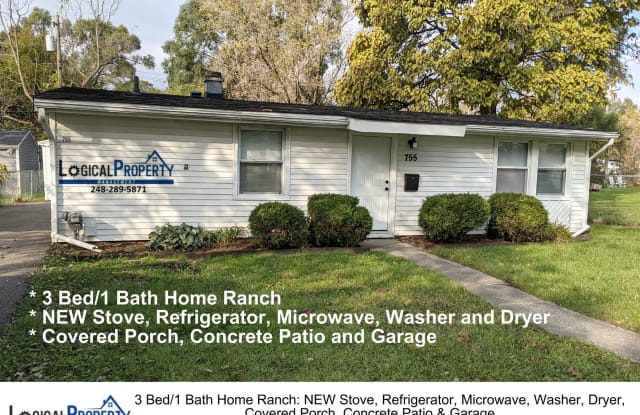 755 Emerson Ave - 755 Emerson Avenue, Pontiac, MI 48340