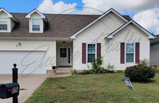 ON SPECIAL! THIS PROPERTY HAS A 1/2 OFF THE FIRST MONTHS RENT ON A 13 MONTH LEASE AND 1/2 OFF THE APPLICATION FEE! Three Bedroom Home with Bonus Room and Fenced Yard in Clarksville! photos photos