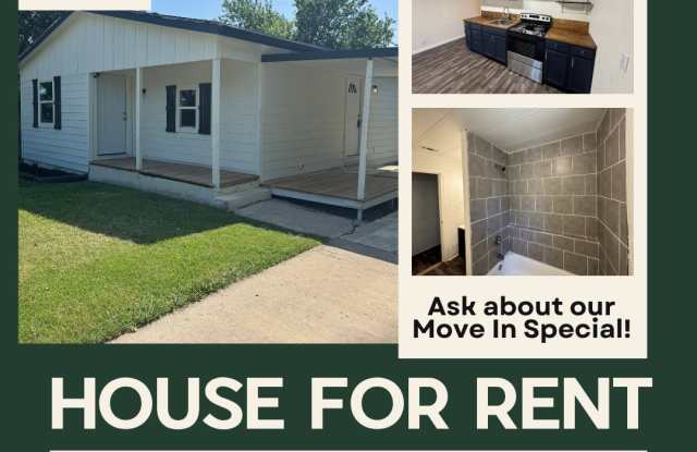 For Rent: Updated 3BR/2BA Home with Large Fenced Yard  Storage – Great Location! - 3106 Ricks Road, Killeen, TX 76549