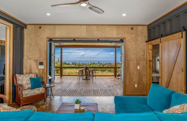 Gorgeous Ocean Views from this Fully Furnished Eco-Friendly 2 Bed/1.5 Bath Gated House in Haiku photos photos