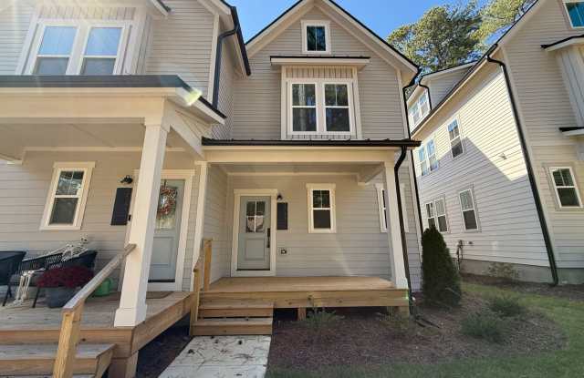 New Construction 4BD, 3.5BA End-Unit Raleigh Townhome with Fenced Yard  Deck Inside the Beltline Near Lake Johnson photos photos