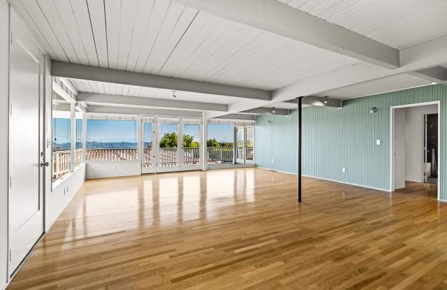 One of a kind, mid century modern home in Mission Canyon with ocean and mountain views photos photos