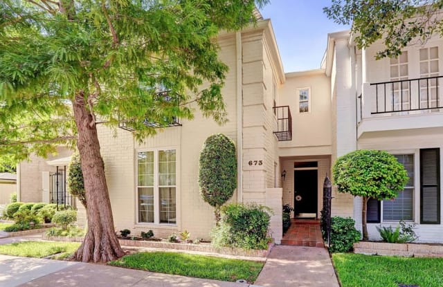 673 N Post Oak Lane - 673 North Post Oak Lane, Houston, TX 77024