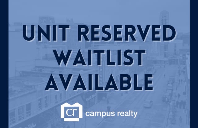 Waitlist Available: Unit Reserved - 1315 Washtenaw Avenue, Ann Arbor, MI 48104