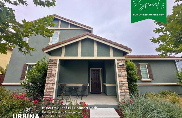 Move-In Special! Modern 4-Bedroom Rohnert Park Home with Solar & Smart Home Features photos photos