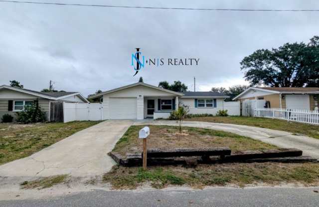 REDUCED!! NEW FLOORS, NEW PAINT INSIDE  OUT.. 2/1/1 with a bonus room! just minutes from downtown life.. a must see! - 4732 Jacqueline Drive, Elfers, FL 34652