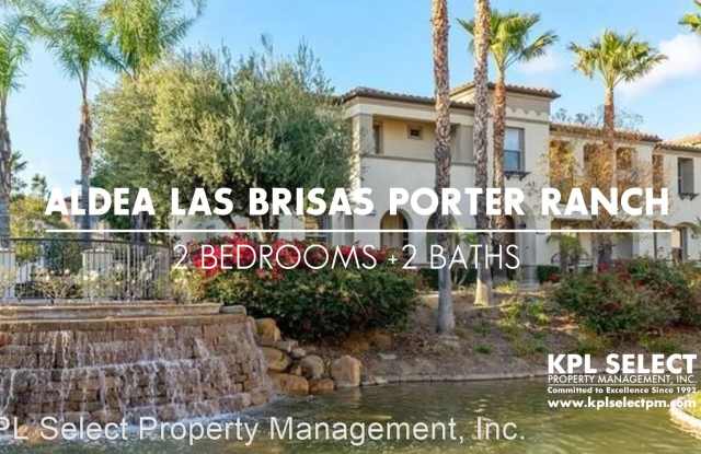Luxurious 2 bed/ 2 bath townhouse in guard gated Las Brisas at Aldea PORTER RANCH! photos photos