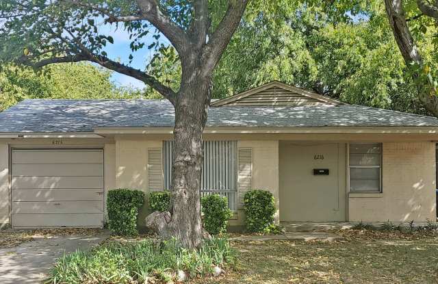 Charming Fort Worth Home with Converted Garage  Shaded Yard - 6216 Loydhill Lane, Fort Worth, TX 76135