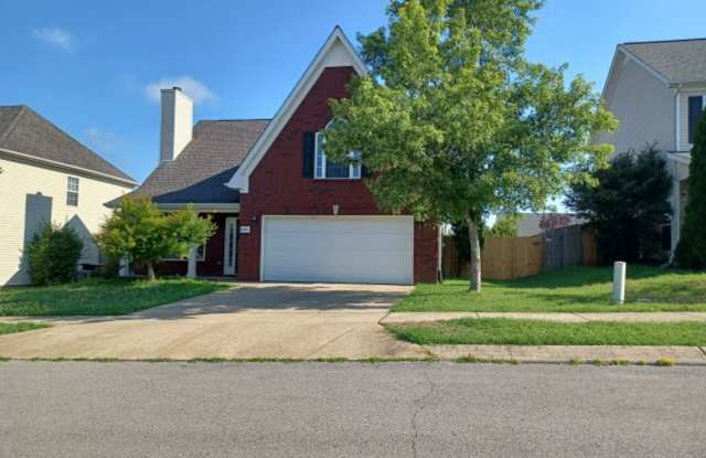 Privacy Fenced Back Yard. Storage Bldg. Fireplace. Washer  Dryer. Master BR downstairs - 4015 Locerbie Circle, Spring Hill, TN 37174