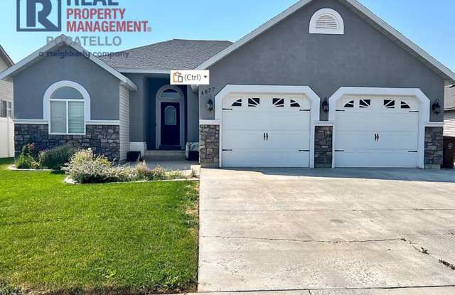 Beautiful 6 Bedroom 3 Bath house - 2 Car Garage - 6 month lease - 4877 Sabrina Drive, Chubbuck, ID 83202