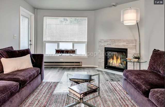 Spacious, Modern Northgate Condo w/ gas fireplace, FREE secure Parking, Pool & Light Rail Access Gallery 4
