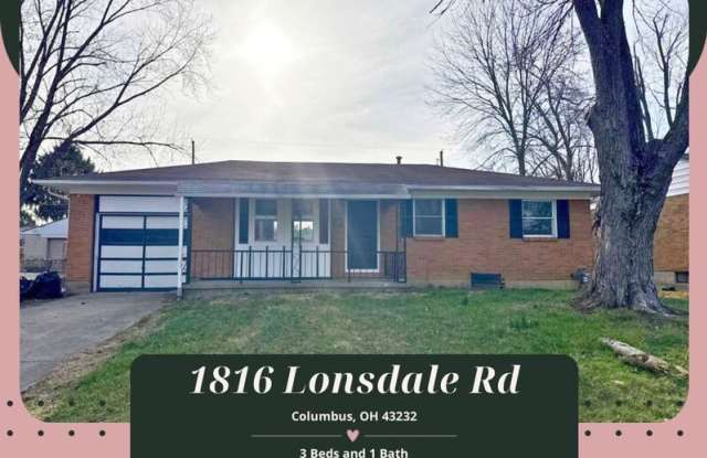 1816 Lonsdale Rd - 1816 Lonsdale Road, Columbus, OH 43232