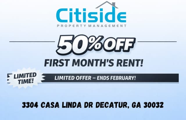 Charming 4 BD 2 BA Home in Prime Decatur Location! ***Get 50% Off Your First Month! Limited Time – Ends February!*** - 3304 Casa Linda Drive, Candler-McAfee, GA 30032
