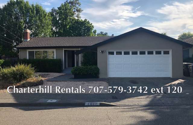 Bennett Valley home, single level, with pool! photos photos