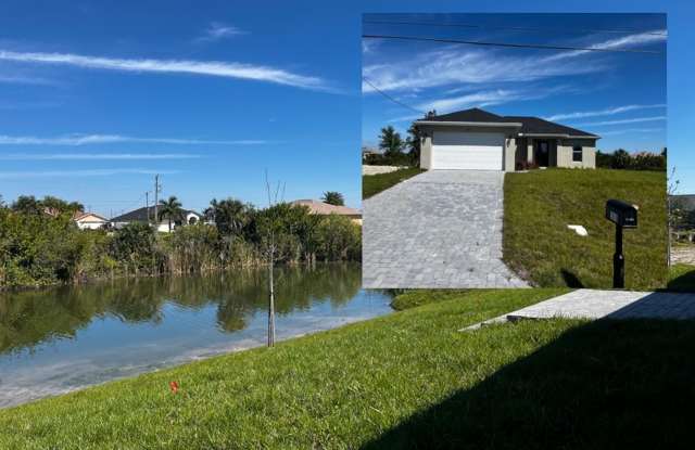 Waterfront property on the fresh water canal. Brand new construction 4 bedroom/2 bath concrete block home in sought-after Northwest Cape Coral. photos photos