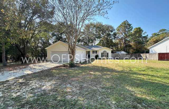 AVAILABLE 3/1.5 Crestview Home! - 105 Ashley Drive, Okaloosa County, FL 32536