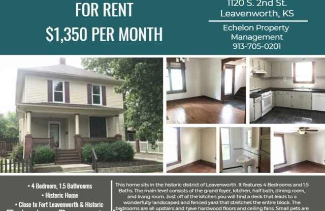 1120 S. 2nd St. - 1120 South 2nd Street, Leavenworth, KS 66048